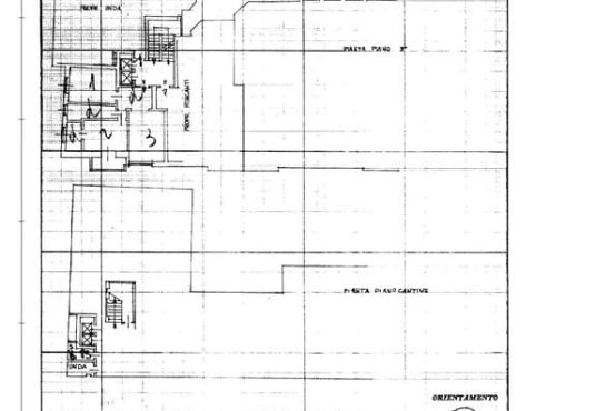 Planimetria appartamento in vendita corso Dante