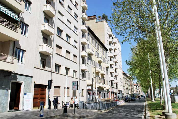 facciata appartamento vendita torino corso inghilterra panoramico