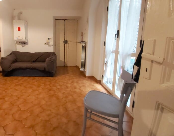 soggiorno di appartamento in affitto via madama cristina torino