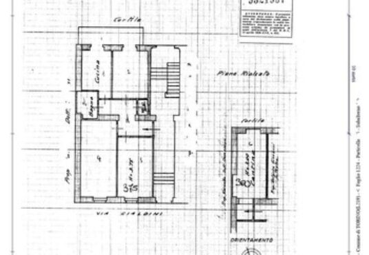 planimetria di casa in vendita uso investimento via Cialdini Torino